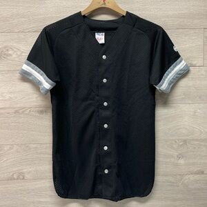 Mens Active Knit athletic mesh button up shirt 100% polyester